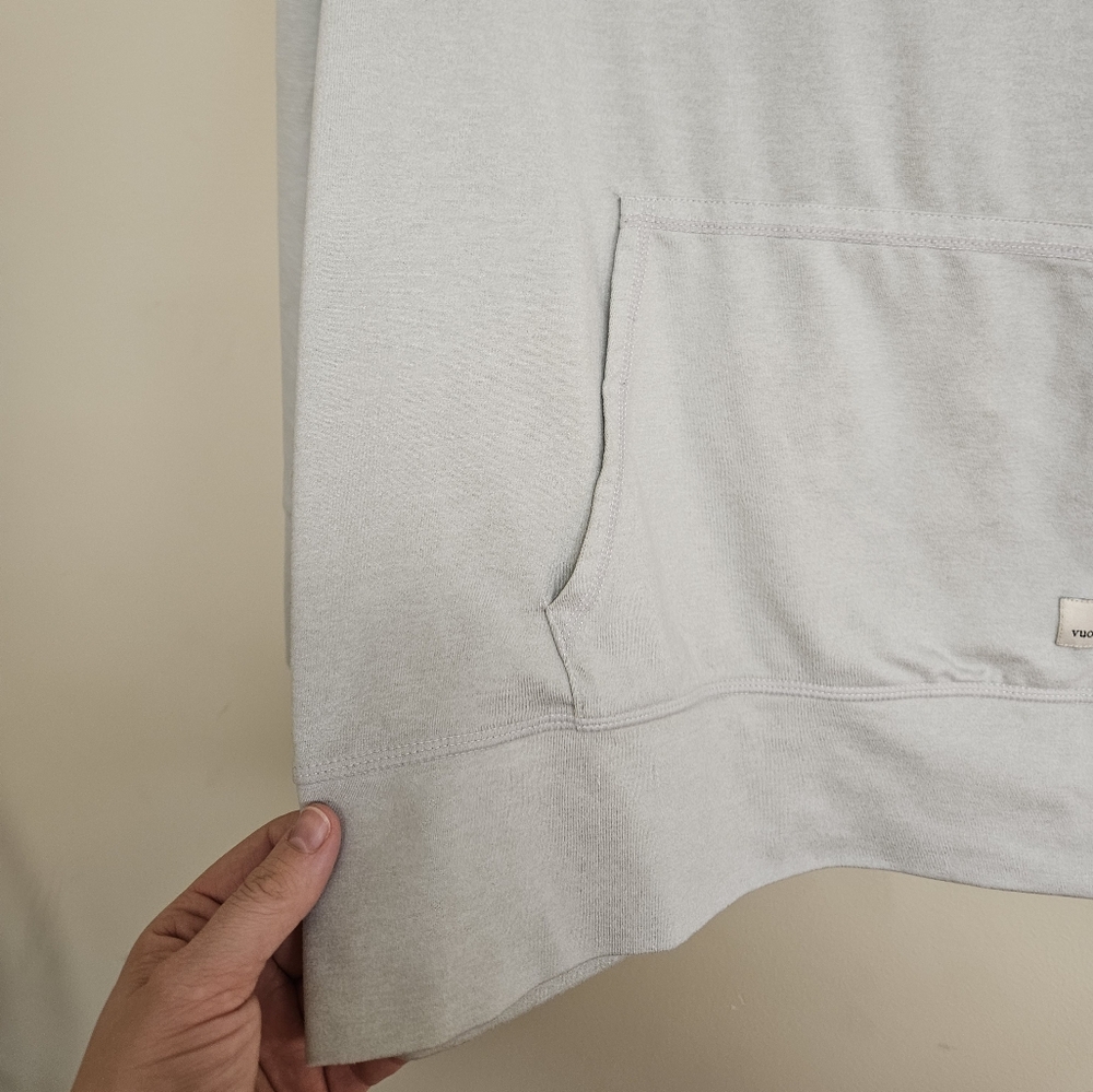Vuori Halo Performance Pullover Hoodie Light Gray L - Picture 7 of 13
